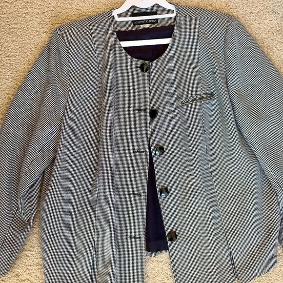 Joseph Feldman Vintage Women's Houndstooth Jacket - Picture 6 of 6